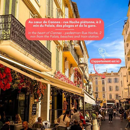 Apartmán La Tosca - Carre D'or - 1min Croisette *