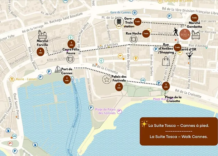 Elégante à 3min Palais&croisette